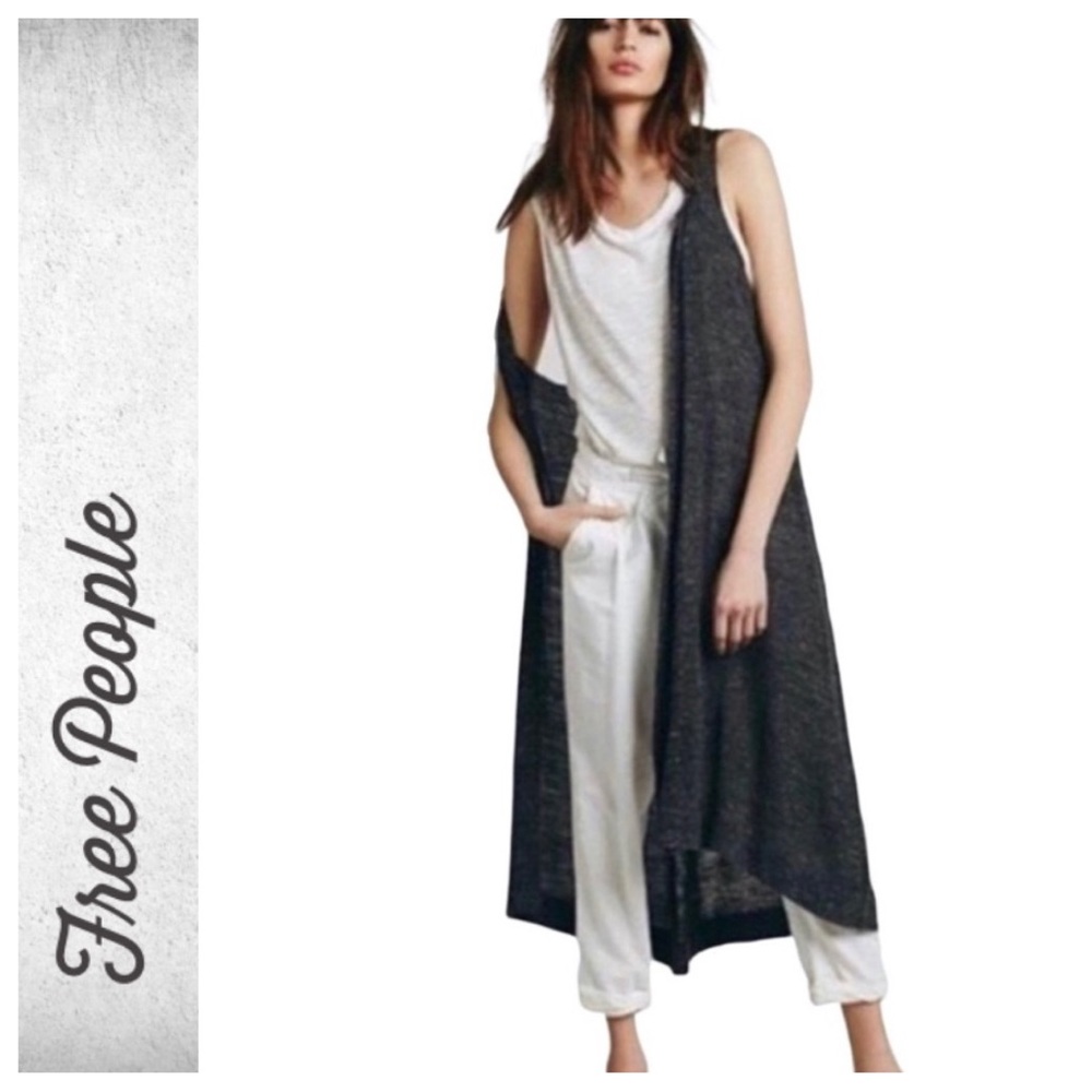 Longline Sleeveless Duster Vest by Free People